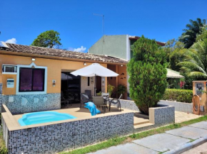 Casa 4 quartos, com piscina no Condominio Sol Marina Jacuipe com acesso a praia e ao rio de Jacuipe